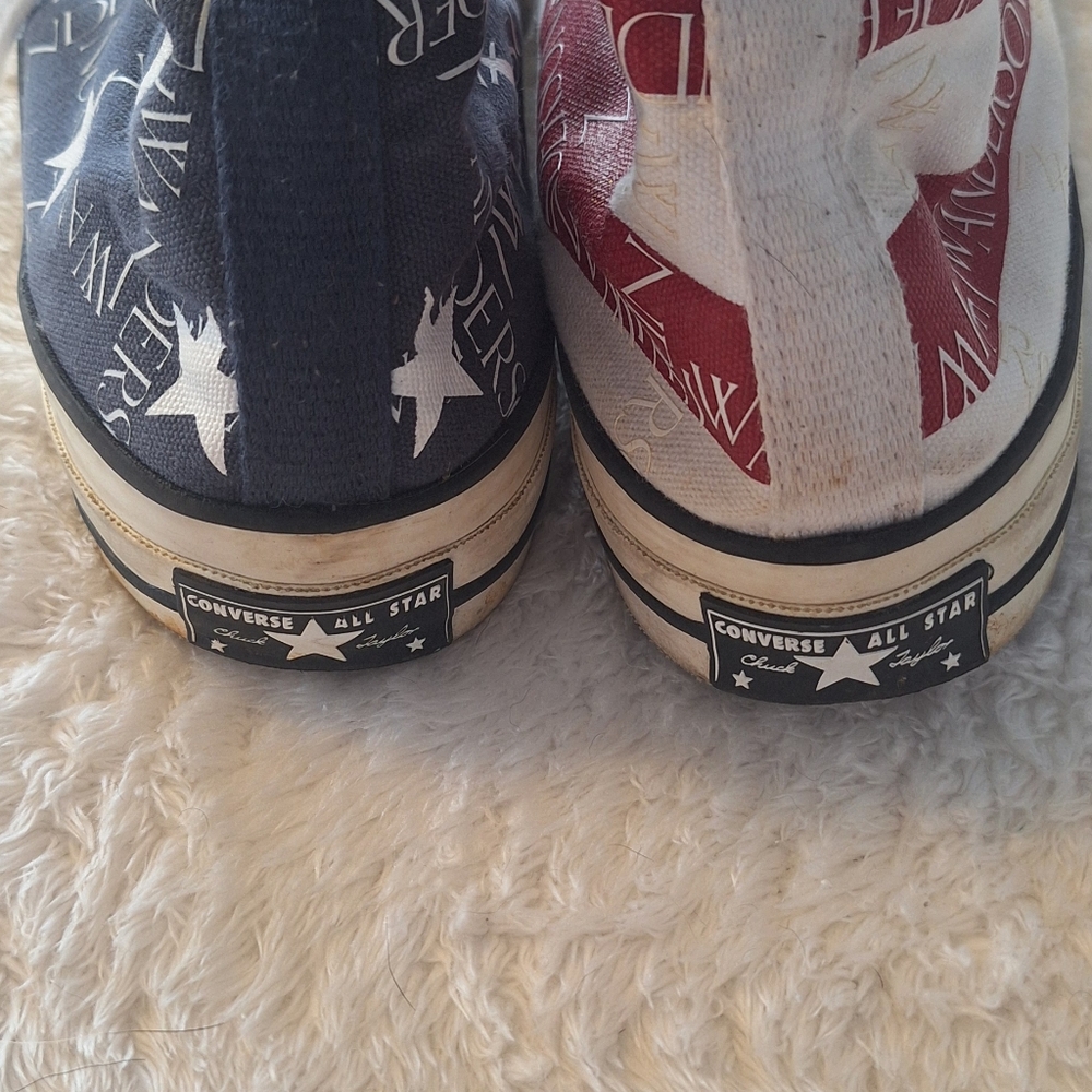 Converse JW Aanderson Hi 70 Chuck Taylors In Split Flag Print Womens 12 Mens 10 - Picture 4 of 5